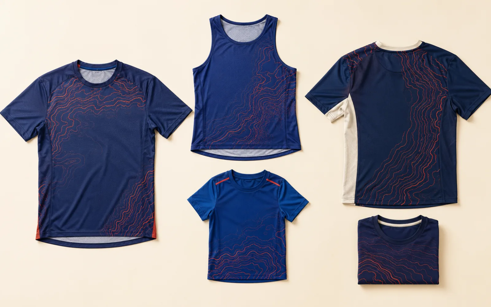Gamme de textiles techniques personnalisés pour le trail